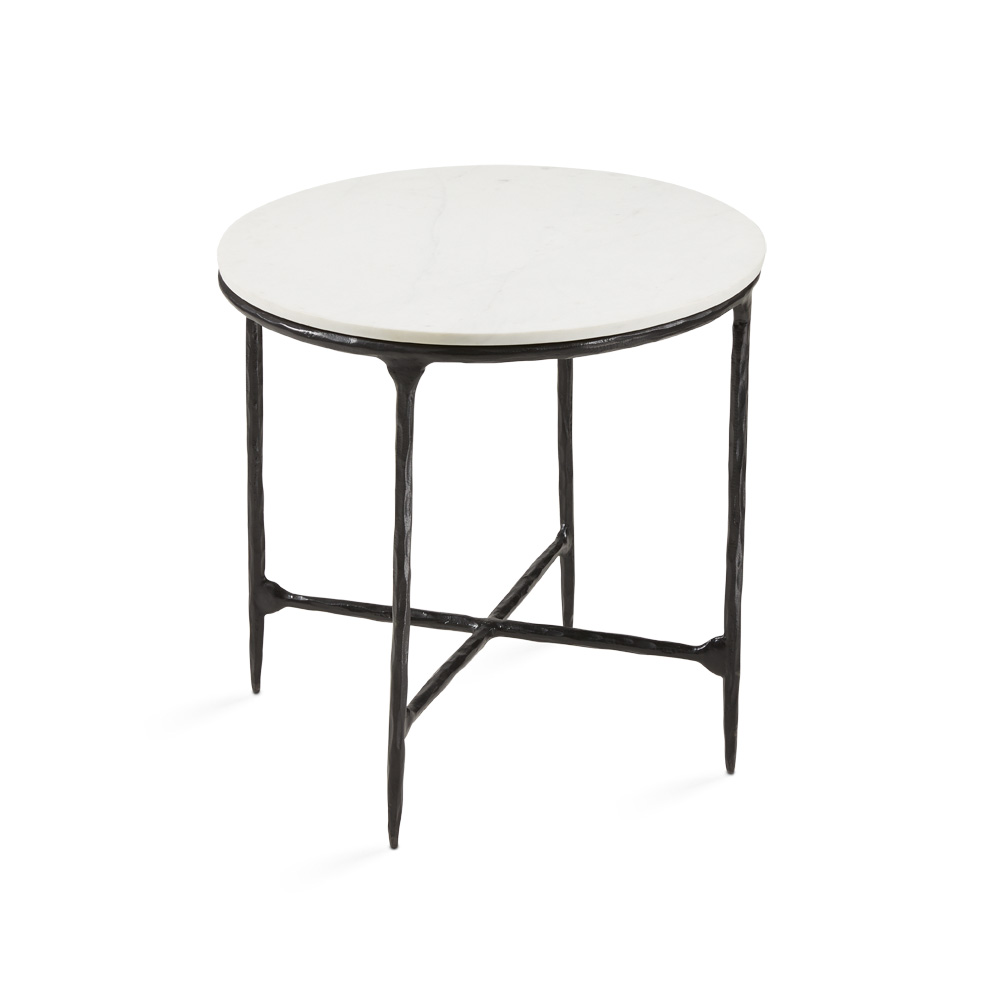 Ramona Side Table: Black Base